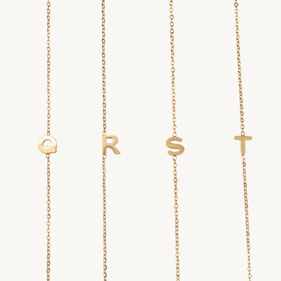 Dainty Initial Necklace