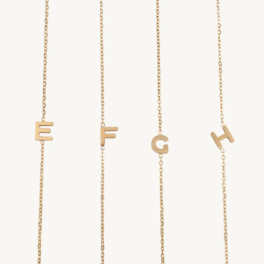 Dainty Initial Necklace