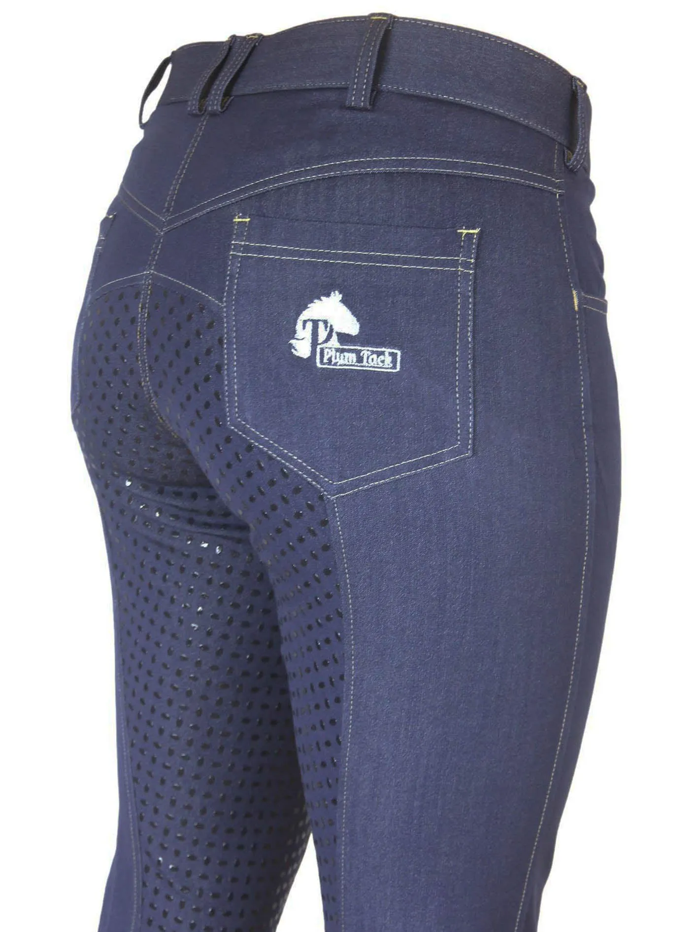 Denim Jodhpurs with Silicone seat Classic Jeans pockets