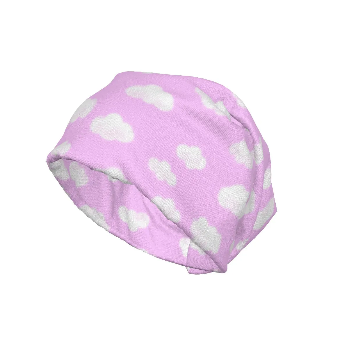 Dreamy Clouds Unisex Beanie (Taffy Pink)