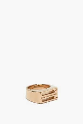 Exclusive Frame Signet Ring In Gold