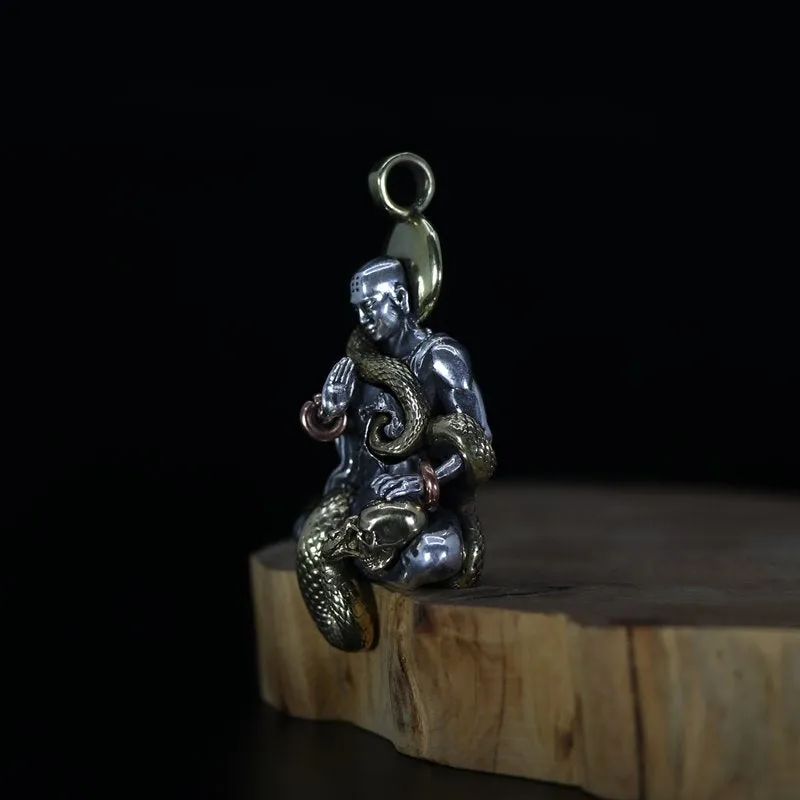 Fearless Shaolin Monk Pendant