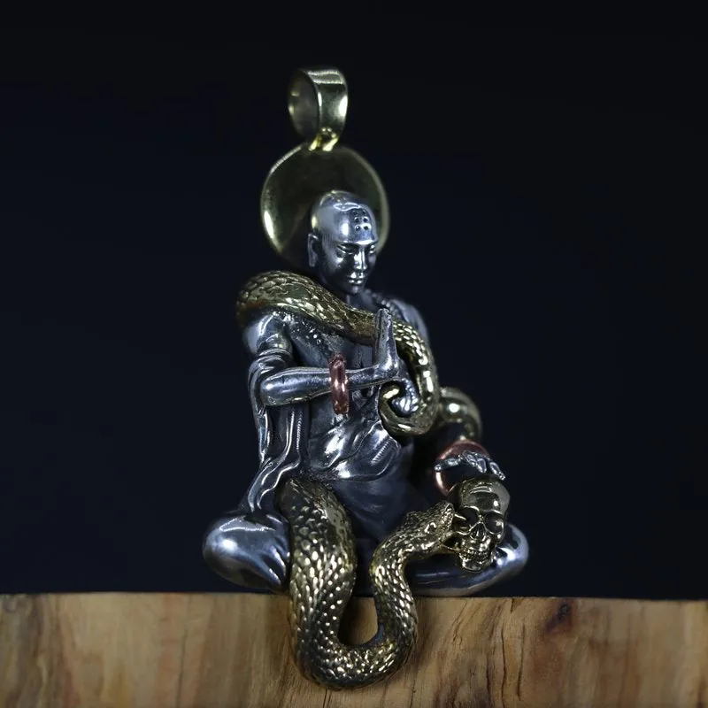 Fearless Shaolin Monk Pendant