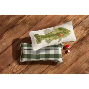 Fish Hook Wool Pillow