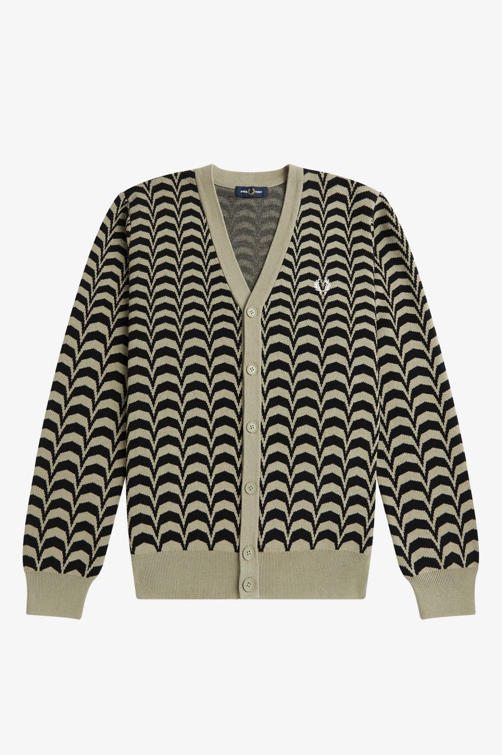 Fred Perry Jacquard Cardigan