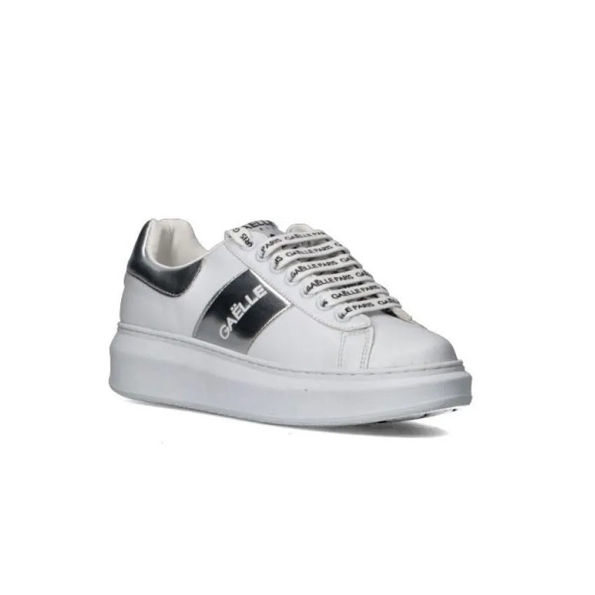 GAELLE SNEAKERS GBCDP2952 ADDICT IN ECOPELLE ARGENTO