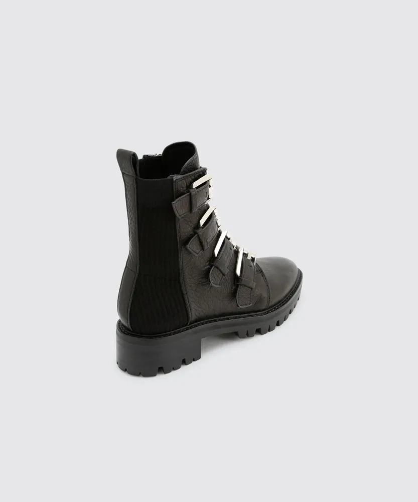 GAVEN LUG BOOTS BLACK re:vita