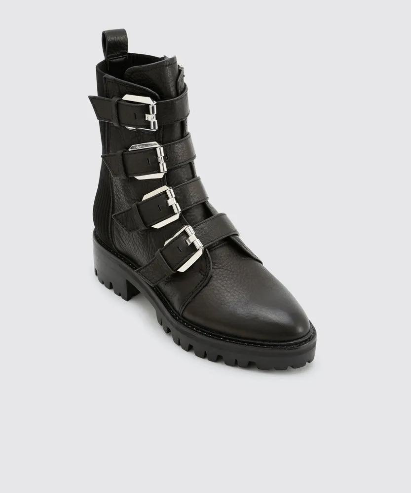 GAVEN LUG BOOTS BLACK re:vita