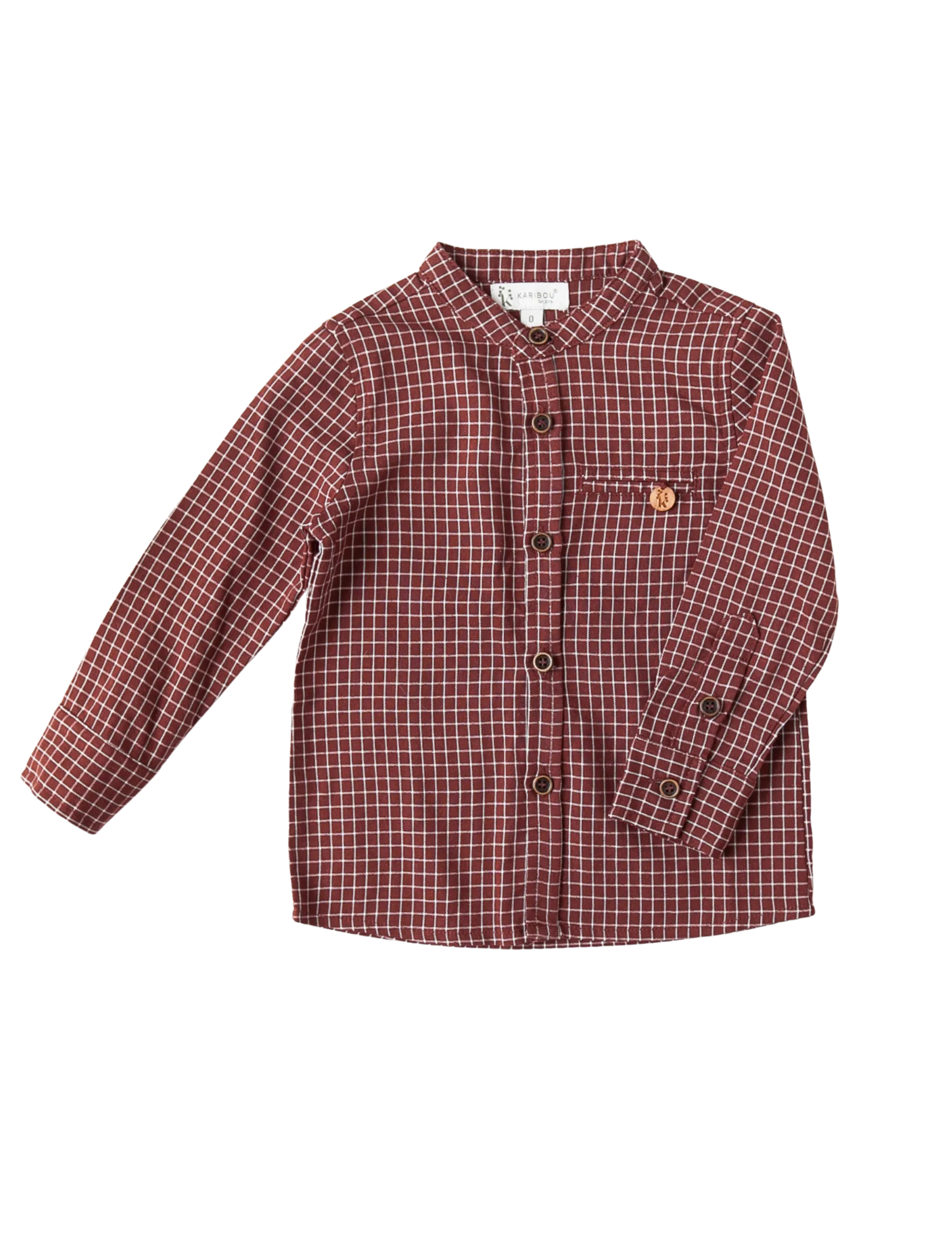 George Boys Shirt - Red Check