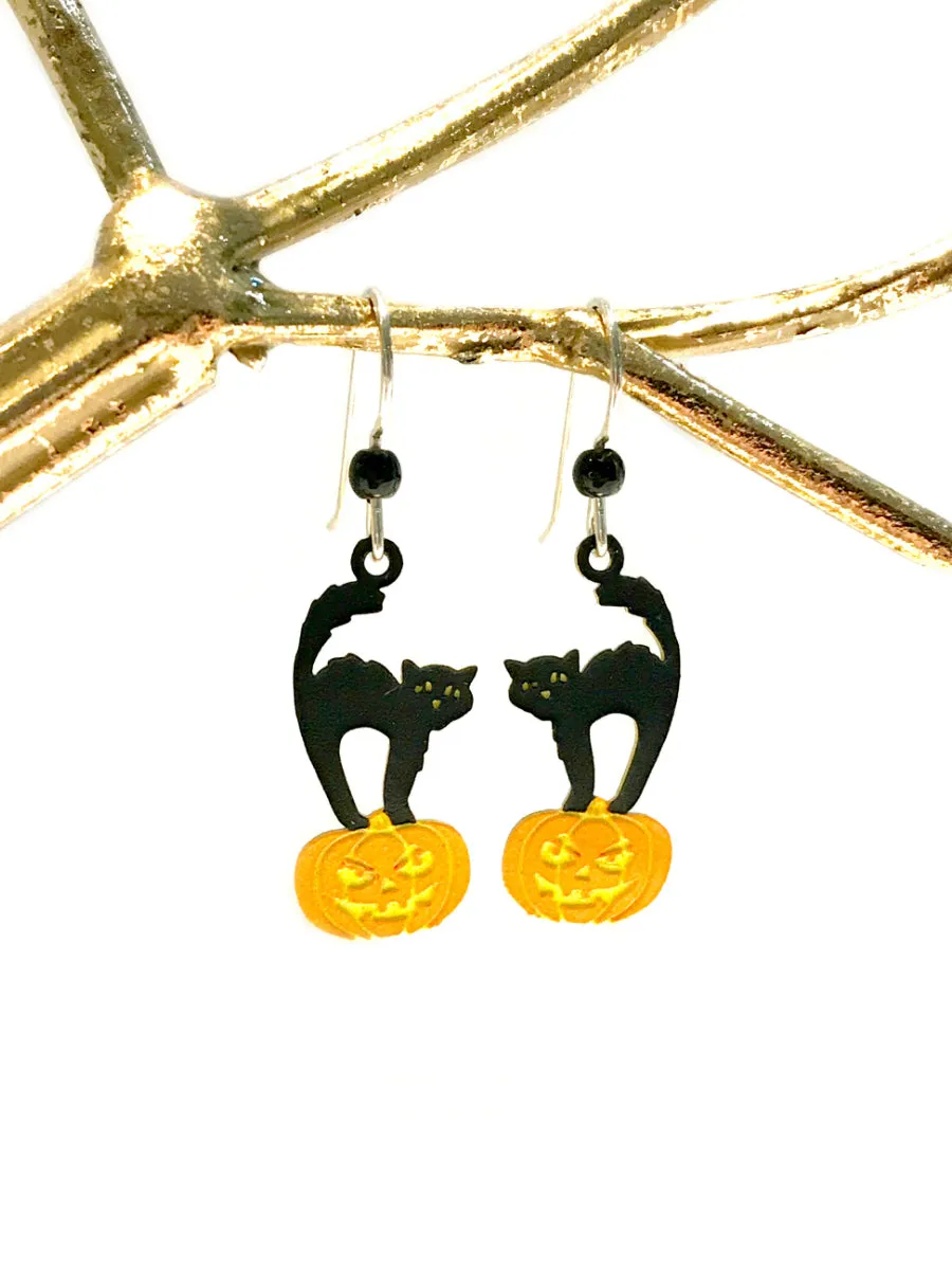 Halloween Cat Dangles by Sienna Sky