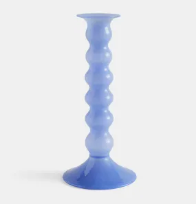 HAY Wavy Candleholder – Large – Jade Light Blue