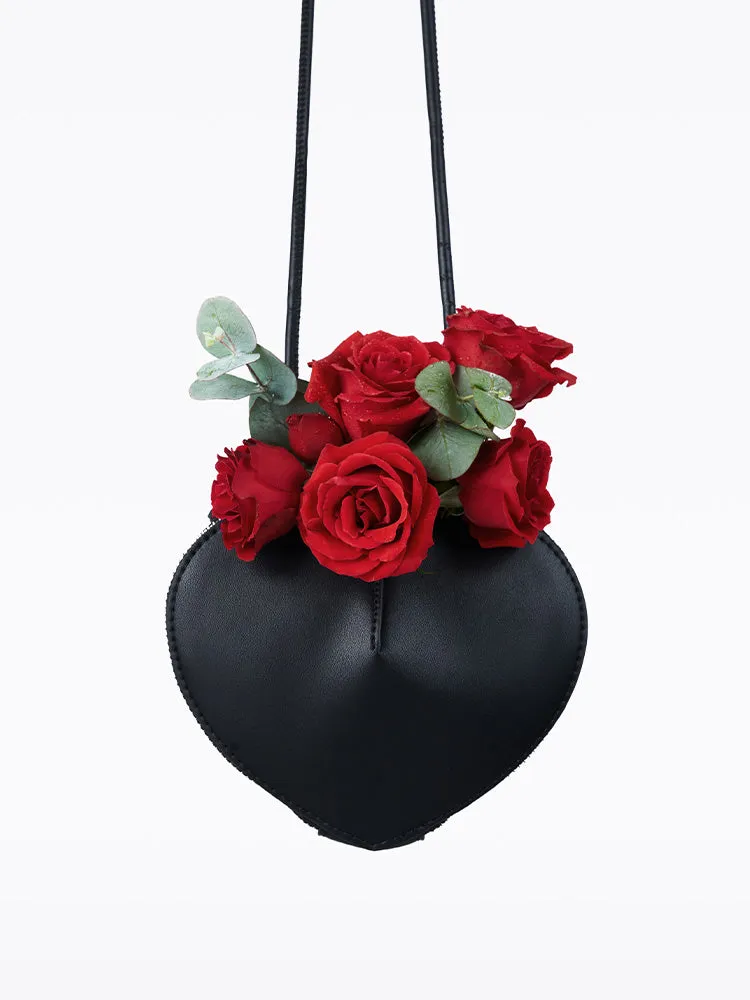 Heart-Shaped Crossbody Bag