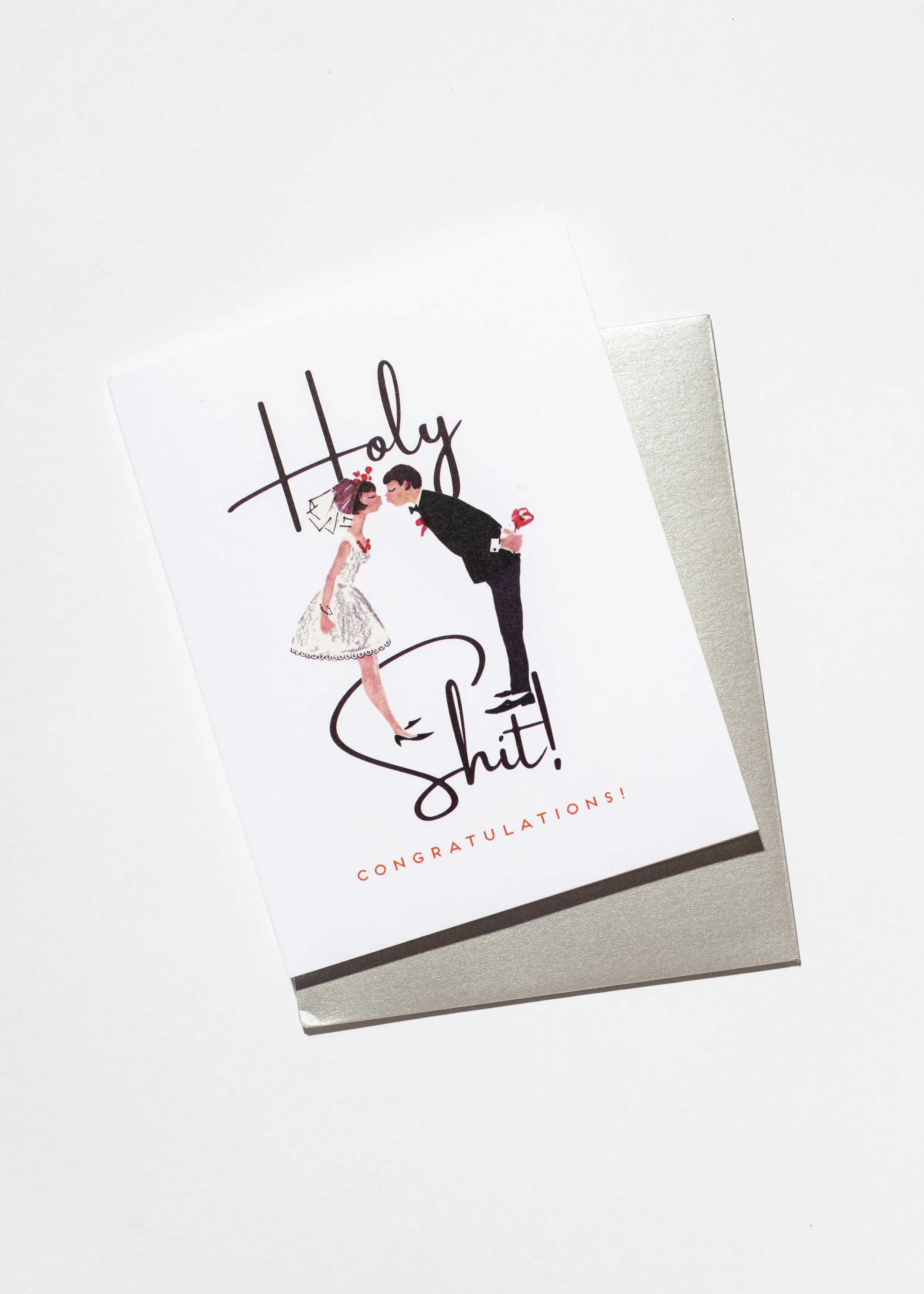 Holy Shit Wedding Card