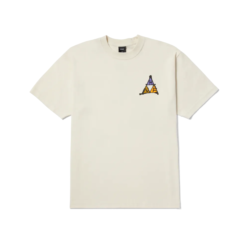 Huf No-Fi Triple Triangle T-Shirt Bone