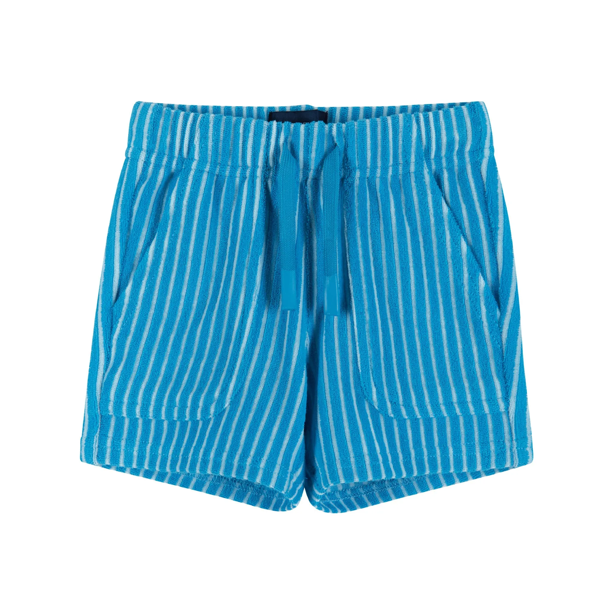 Infant Cabana Set | Aqua French Terry Stripe