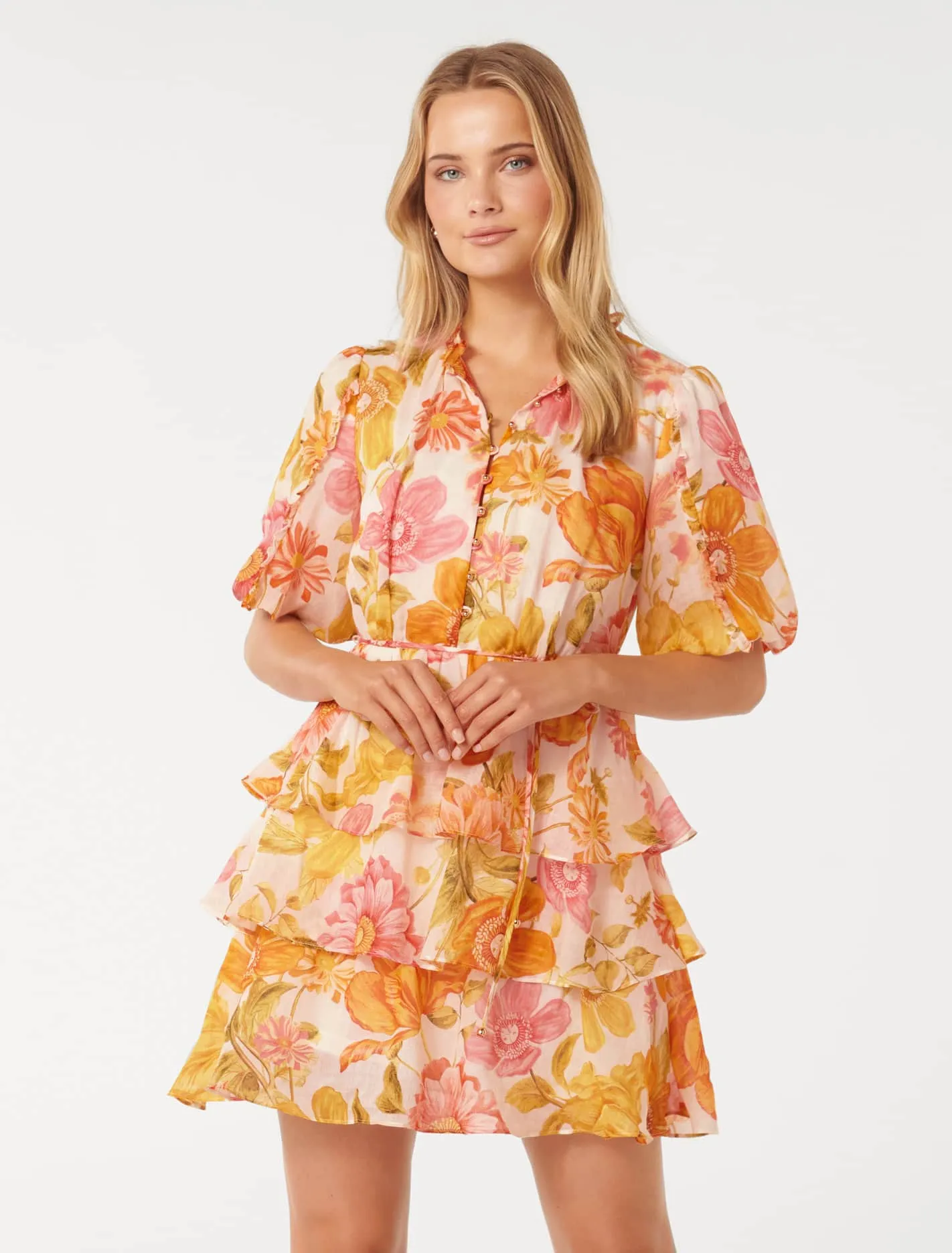 Julietta Frill Mini Dress