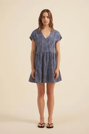 MAIA Dress - twilight cotton blend