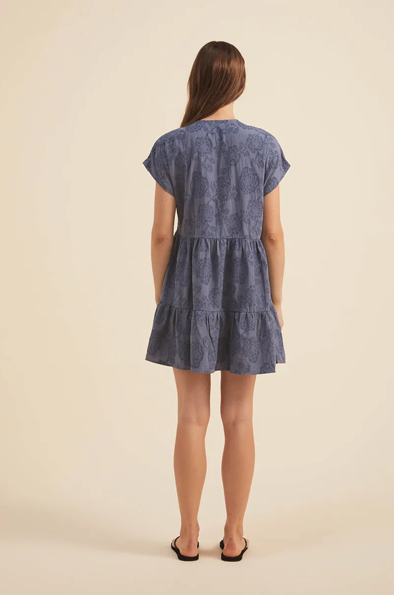 MAIA Dress - twilight cotton blend