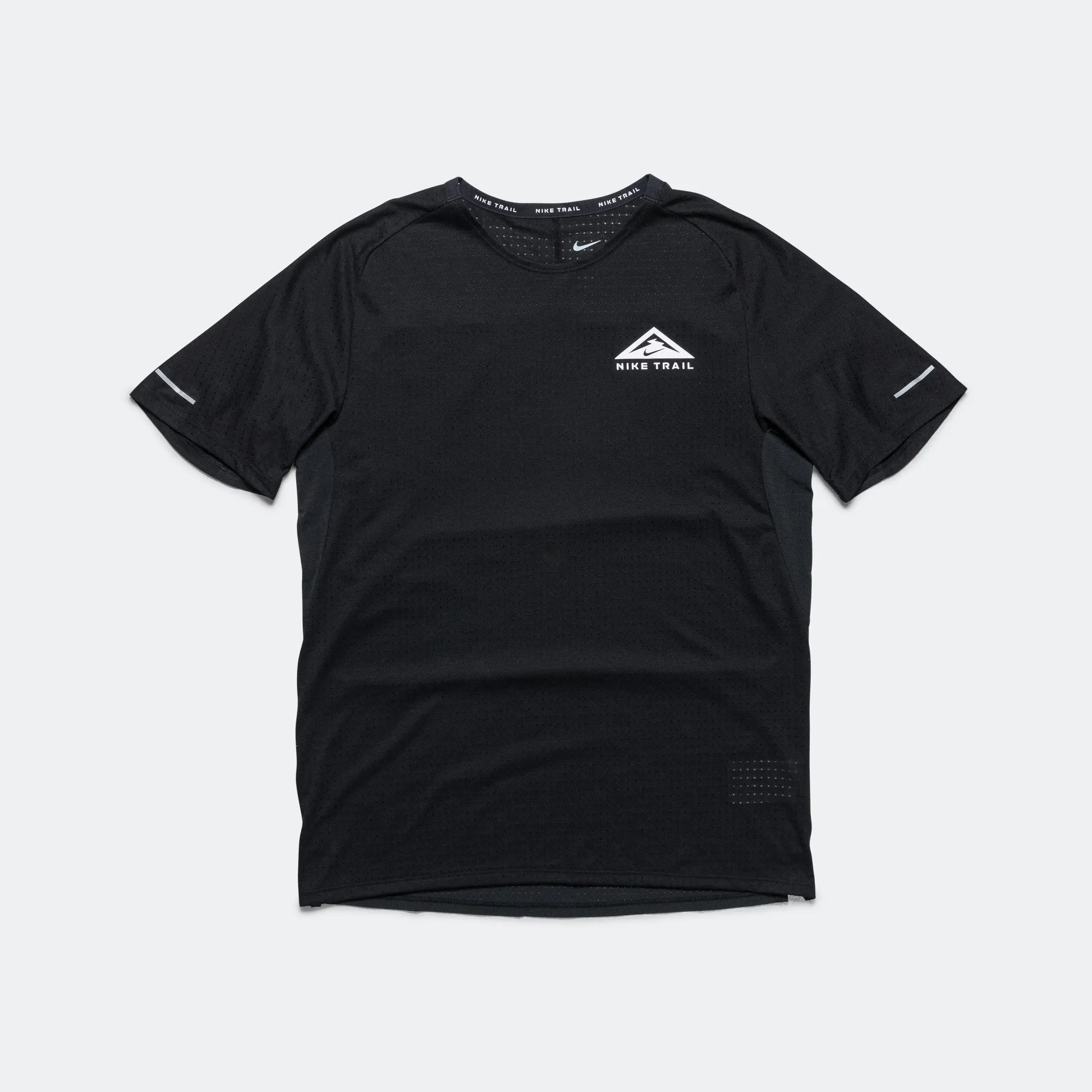 Mens Dri-FIT Solar Chase SS Top - Black