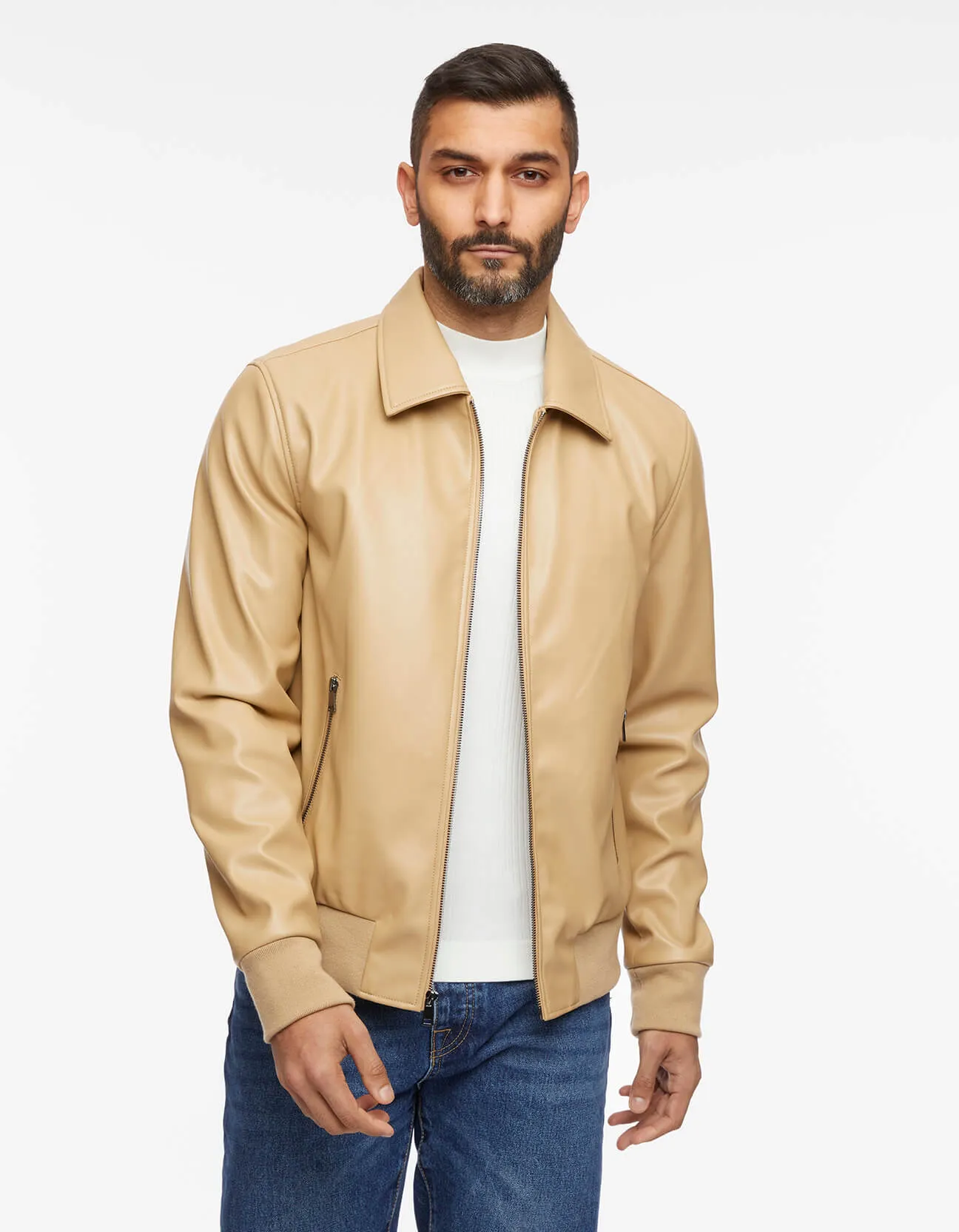 Men's Vegan Leather Jacket