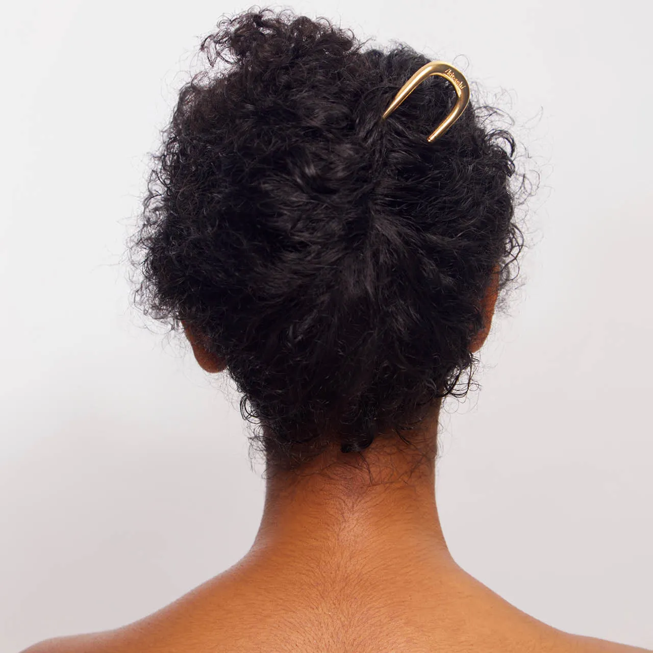 Metal French Hair Pin - Gold