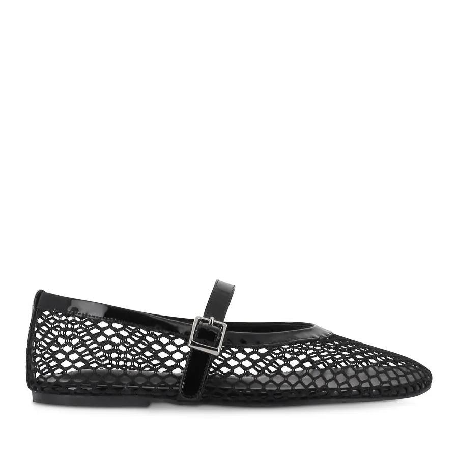 MIA - BLACK MESH/PATENT