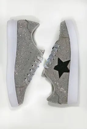 Miel Rhinestone Star Sneaker