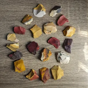 Mookaite Raw Stones Set of 3