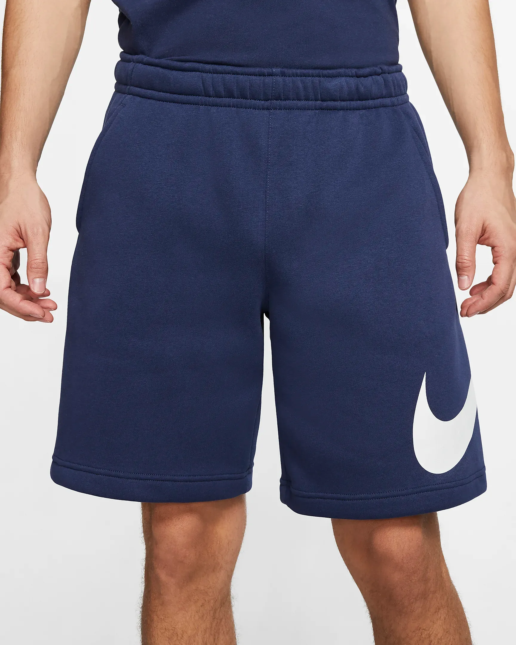 Nike Men's Sportswear Club Shorts - Midnight Navy / White