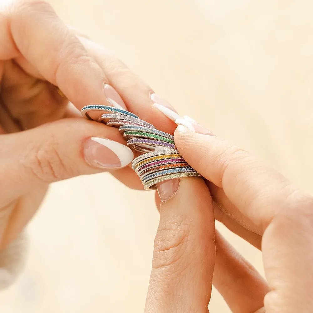 November Birthstone Stacking Ring