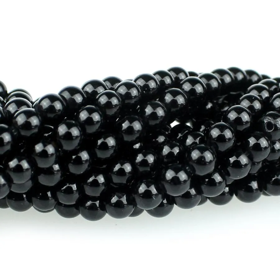 Onyx  4mm Round 8-Inch