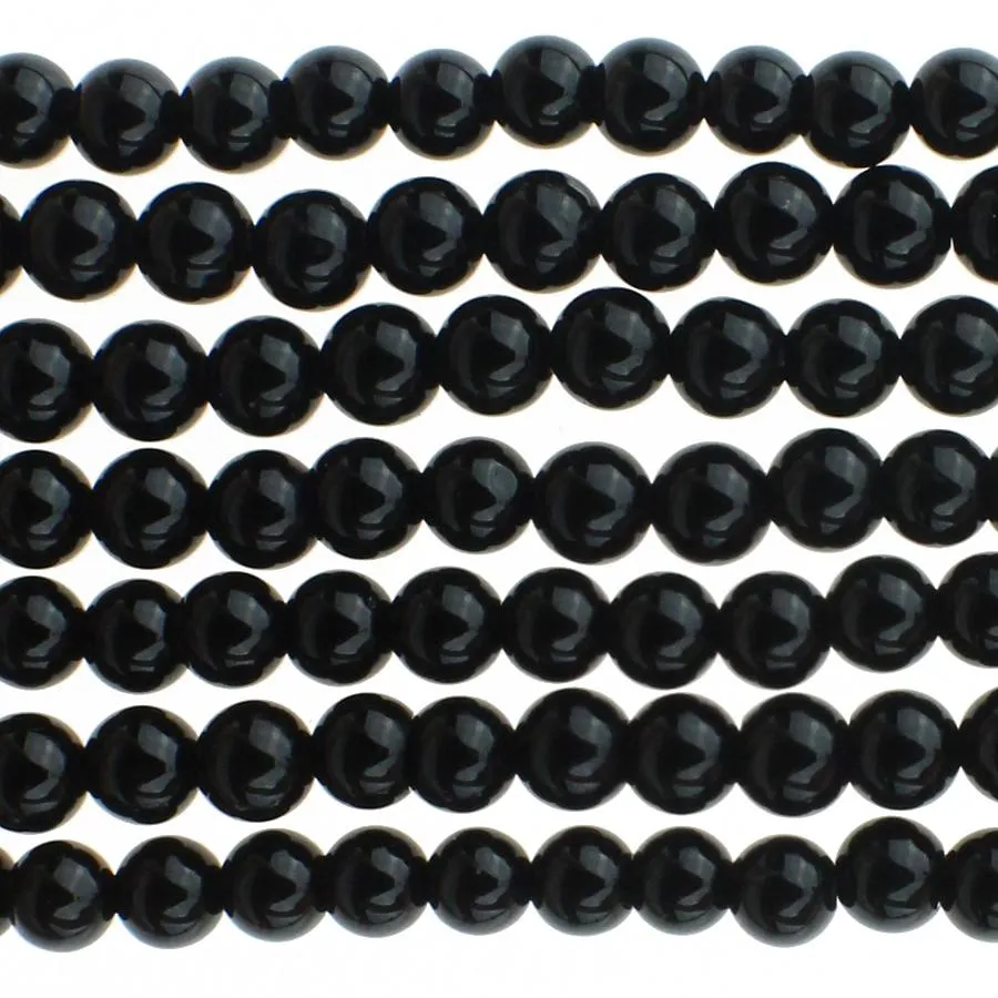 Onyx  4mm Round 8-Inch