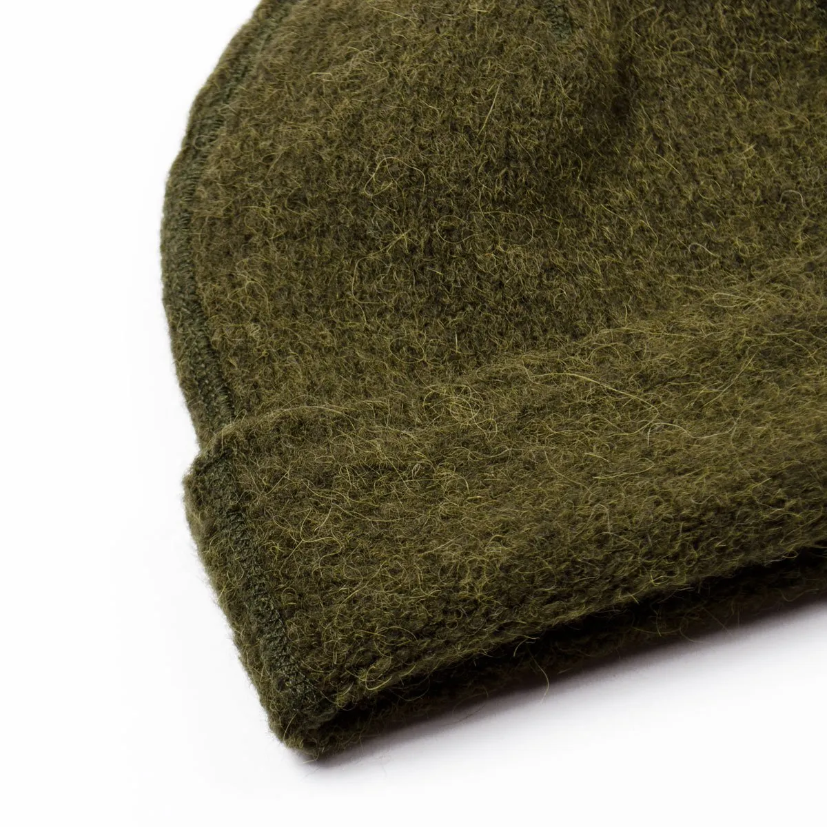 Our Legacy - Knitted Hat - Dark Olive Needled