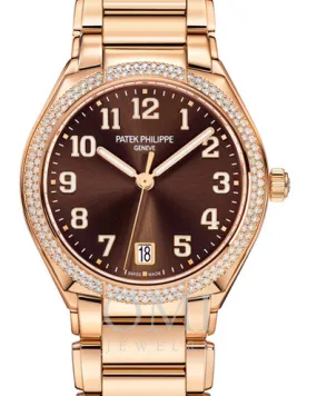 Patek Philippe Twenty~4 Ladies Rose Gold Brown Sunburst 7300/1200R-001