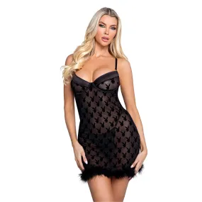 Playboy Bunny Noir Chemise