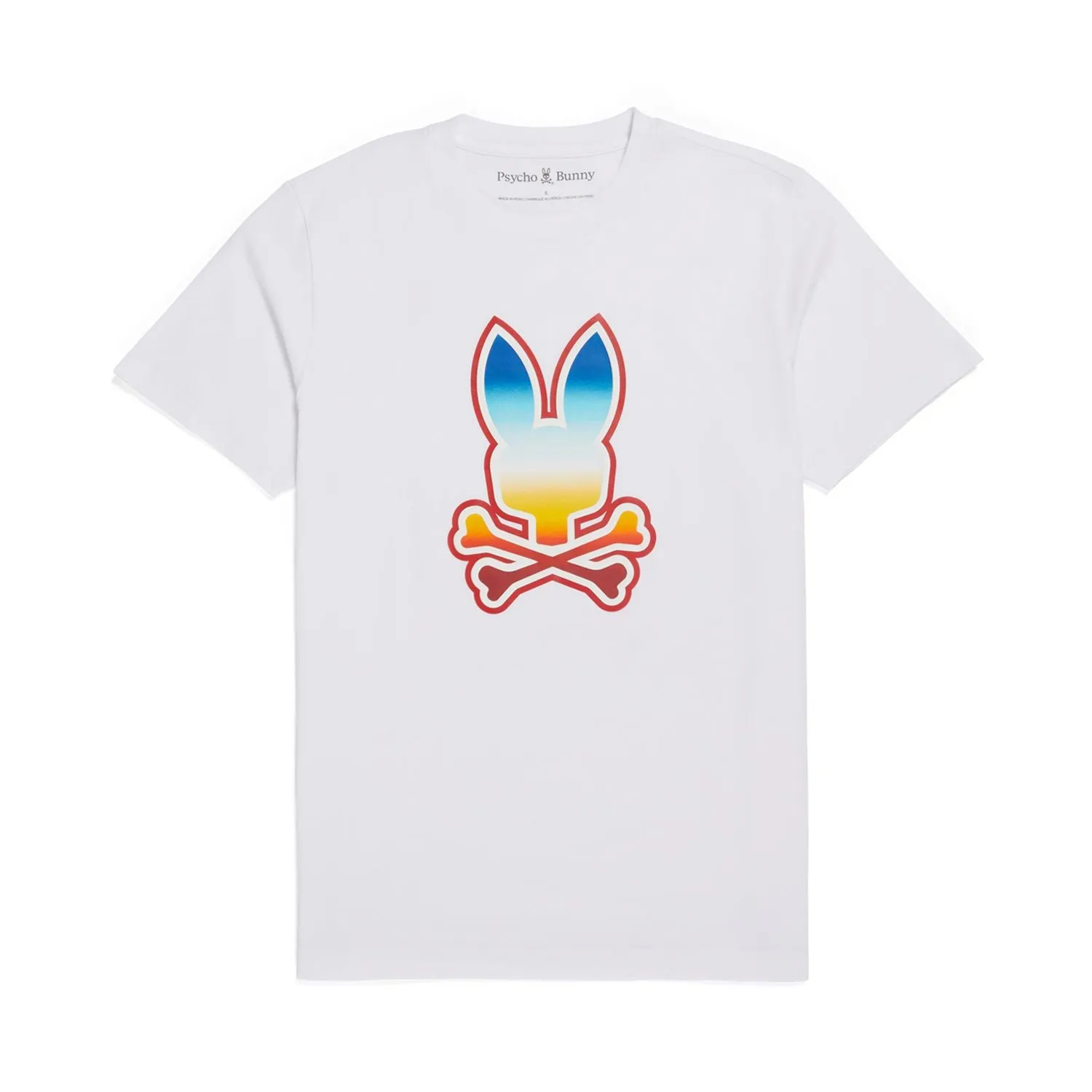 Psycho Bunny Men's Guy Graphic Tee - White