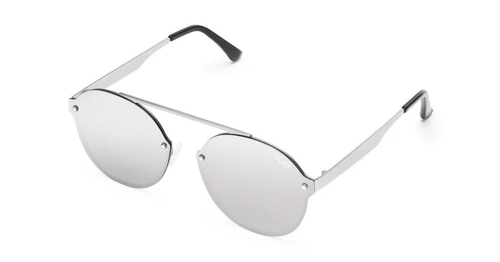 Quay Camden Heights Silver Mirror Sunglasses