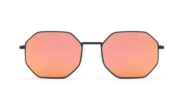 Quay On a Dime Red Mirror Sunglasses