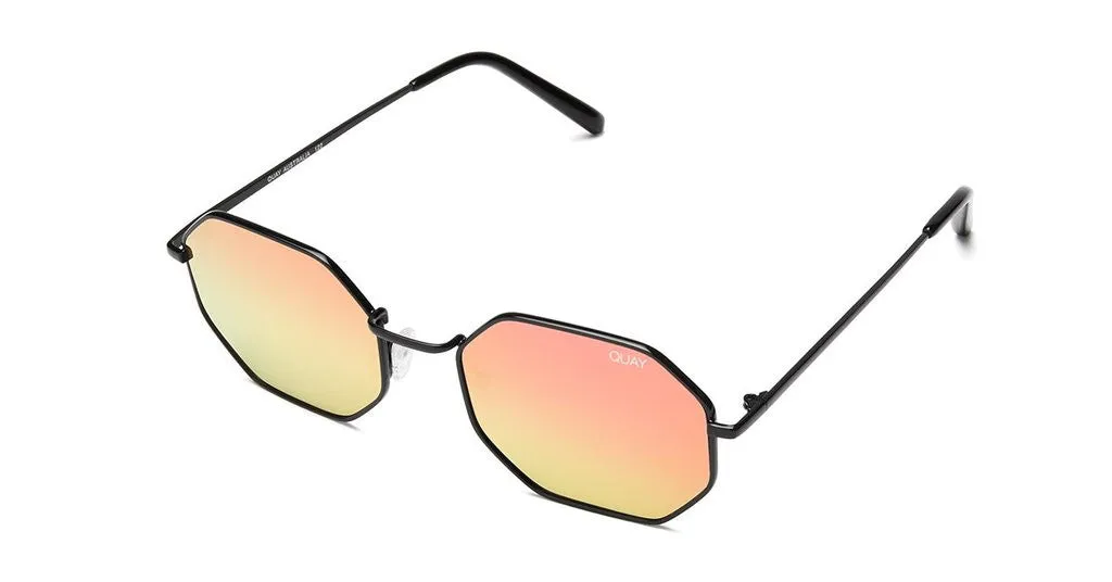 Quay On a Dime Red Mirror Sunglasses