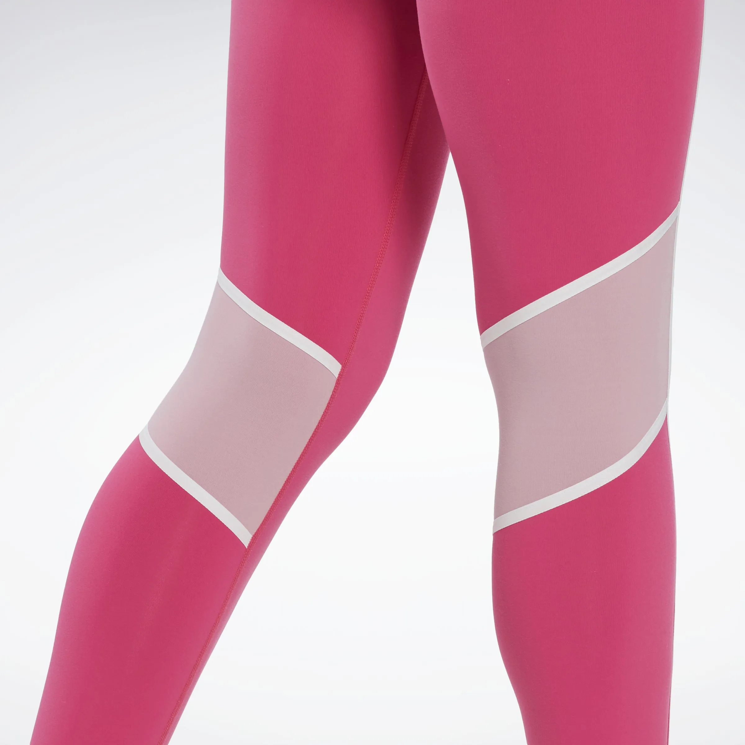 Reebok Apparel Women Lux High-Waisted Colorblock Leggings Seprpi