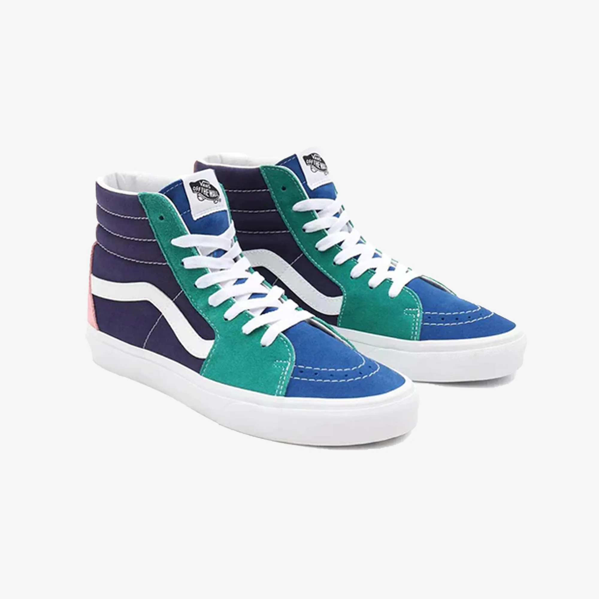 RETRO COURT SK8-HI 'GREEN/WHITE/BLUE'