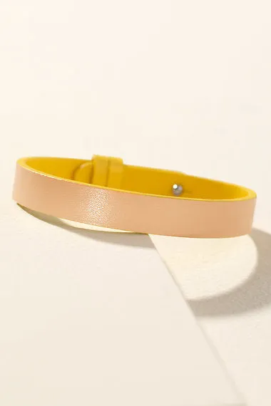 Reversible Leather Bracelet