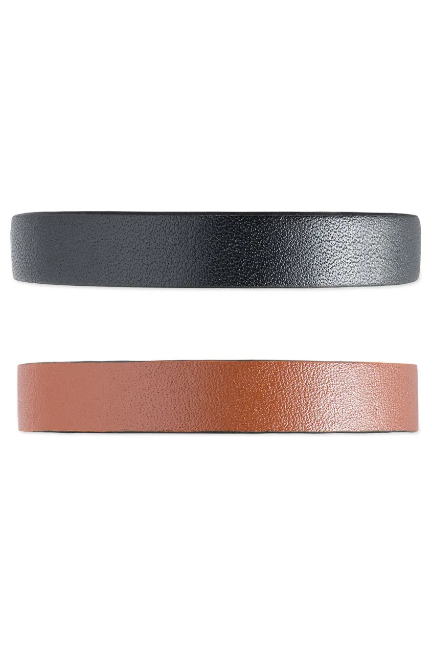 Reversible Leather Bracelet