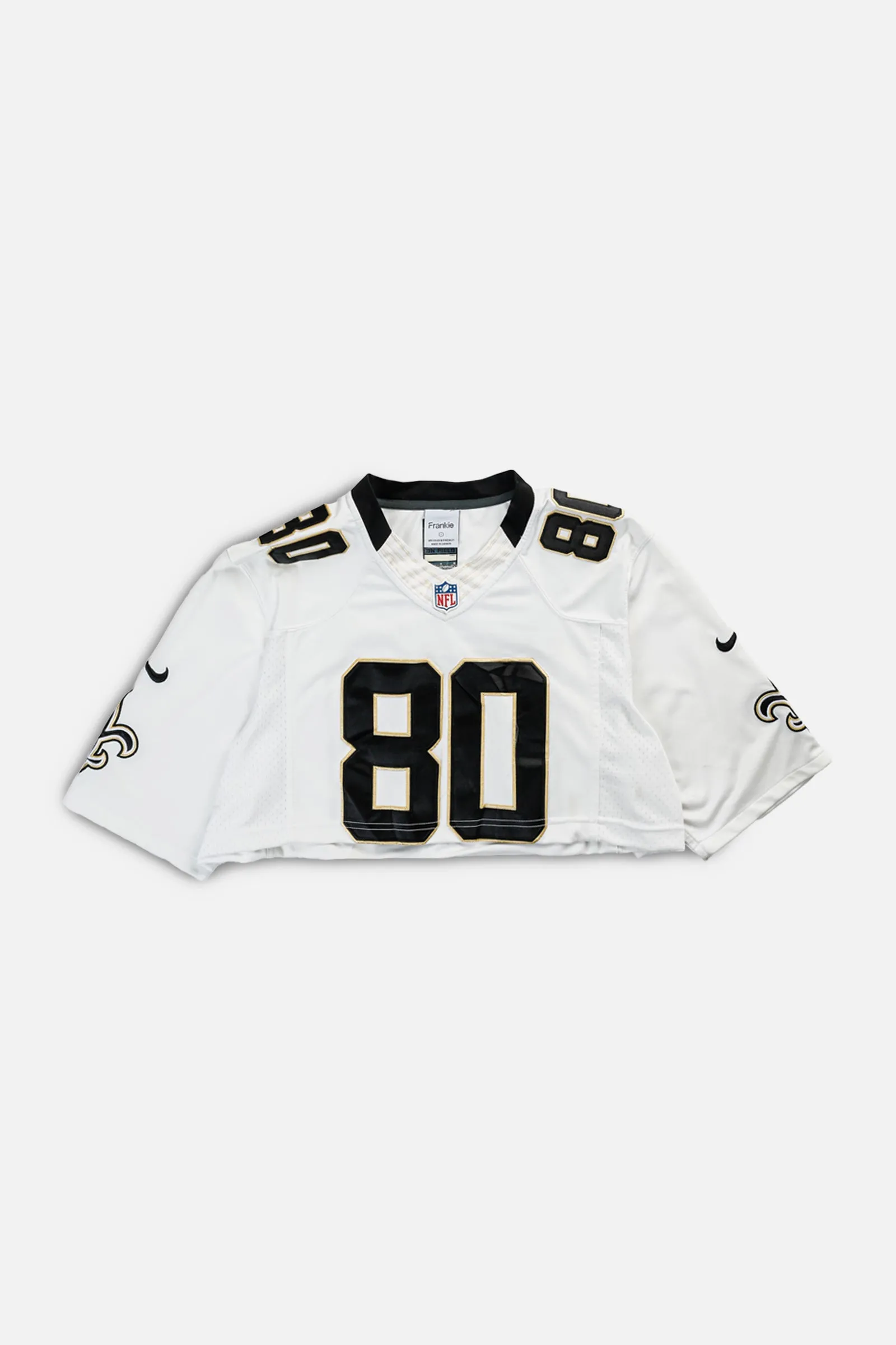 Rework Crop New Orleans Saints NFL Jersey - L