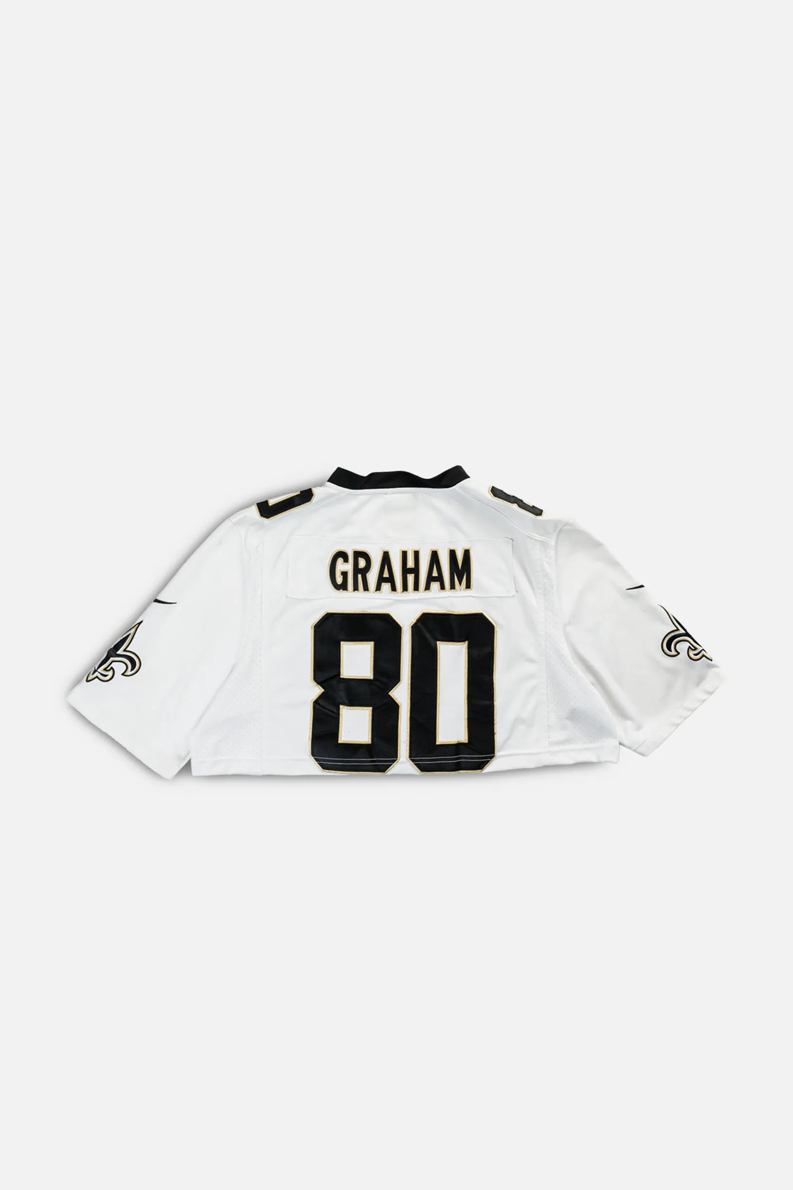 Rework Crop New Orleans Saints NFL Jersey - L