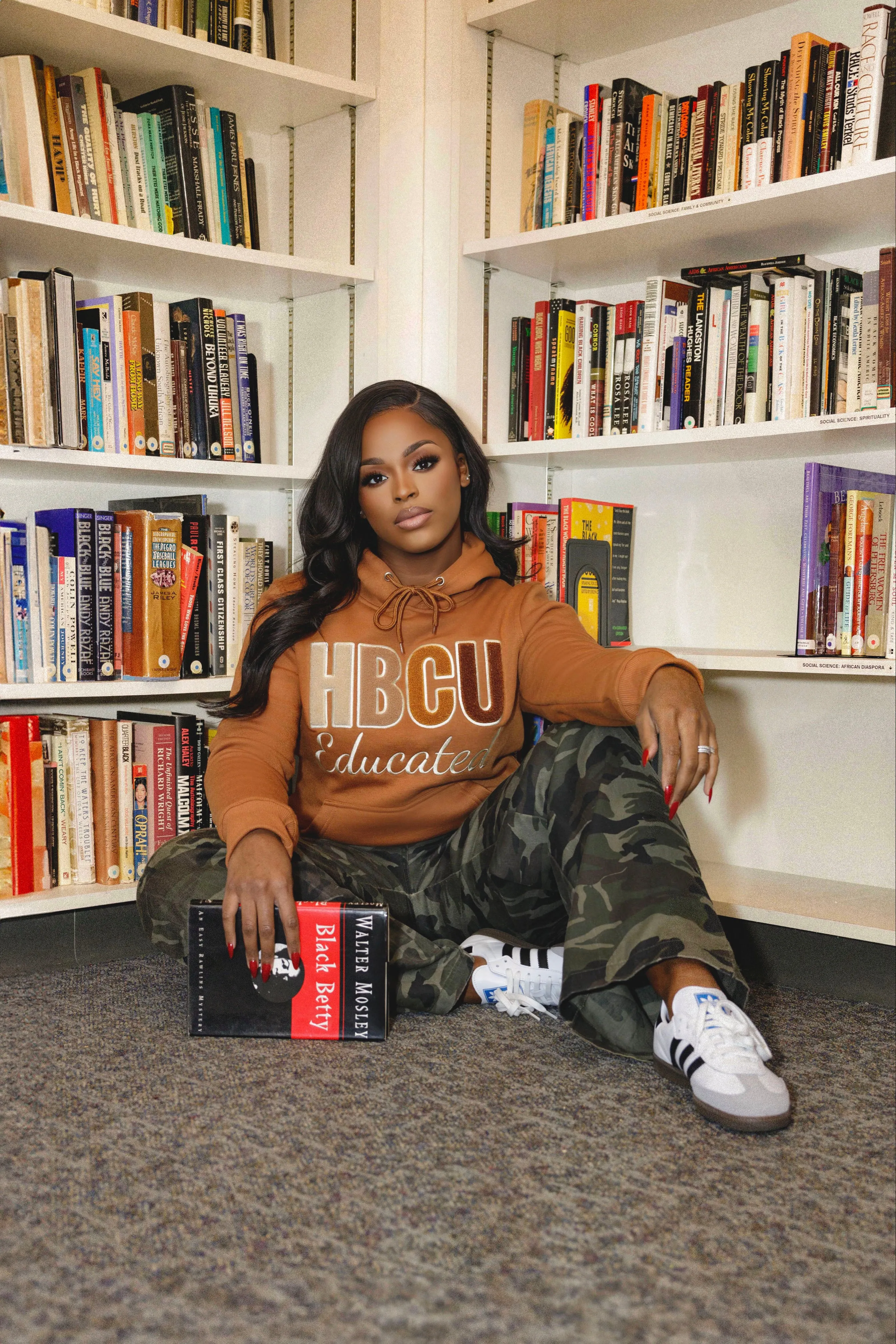 Shades of Melanin HBCU Educated Chenille Shirt