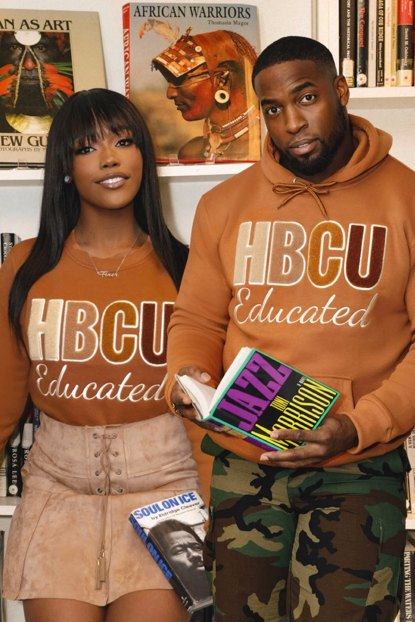 Shades of Melanin HBCU Educated Chenille Shirt