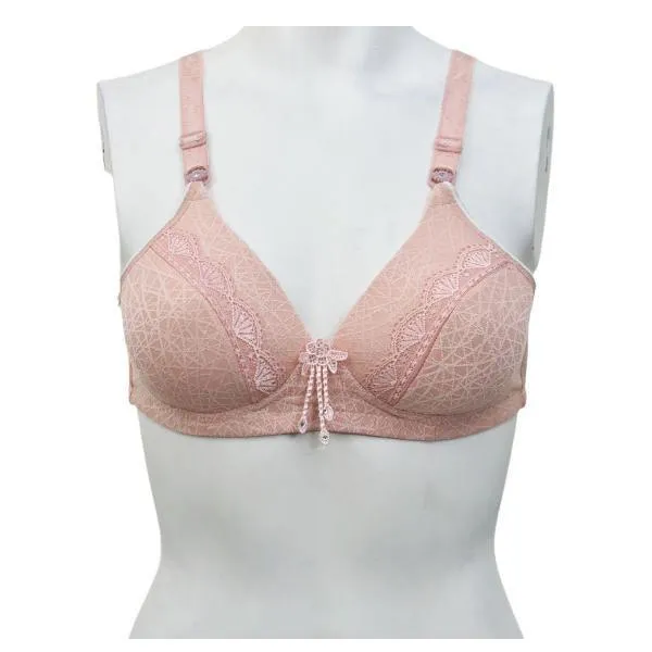 Smooth Cup Single Padded Fancy Bra