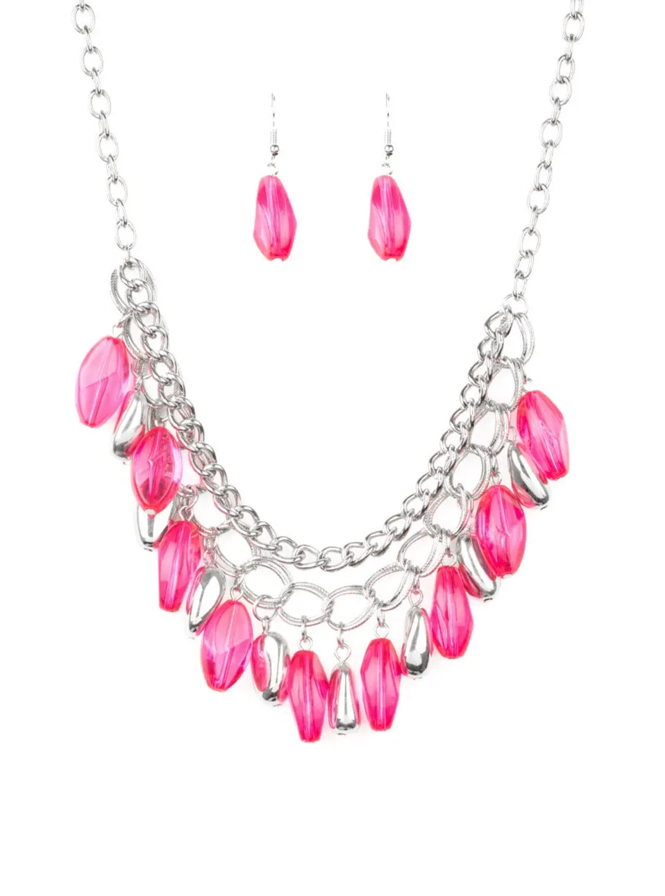 Spring Daydream Pink Necklace Set