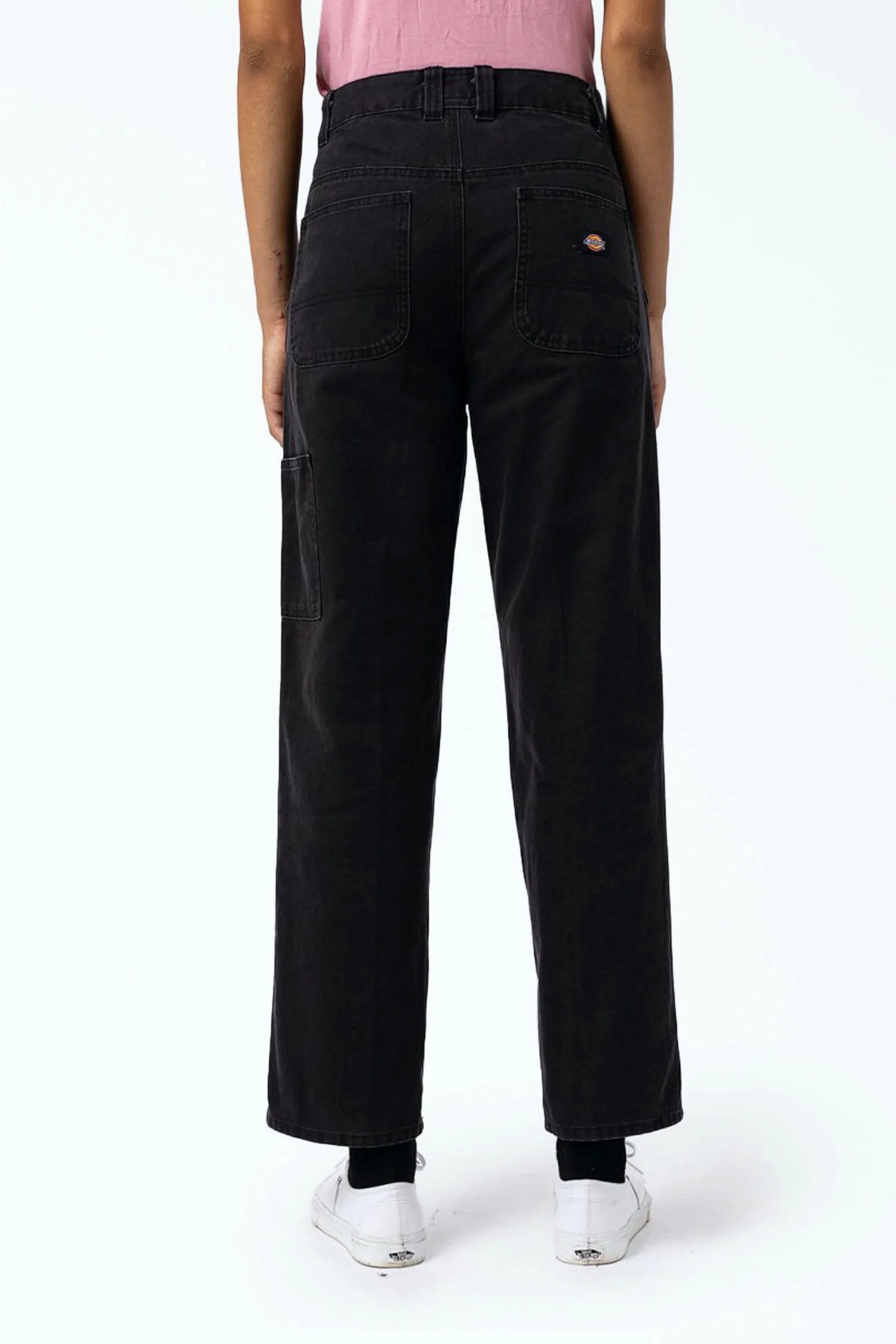 Stonewashed Black Canvas Pant